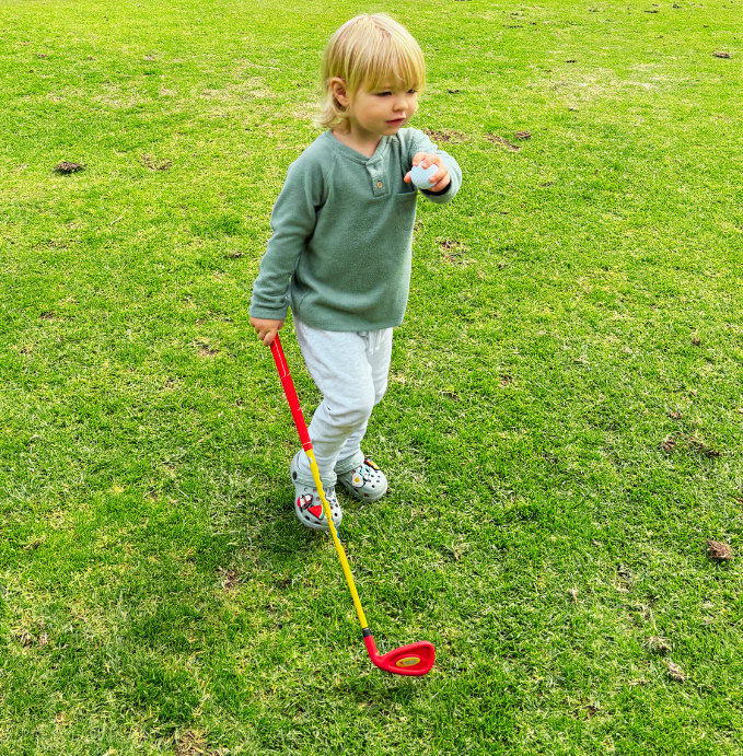 Aussie Designed Kids Golf Club Set - Red - Free Shipping