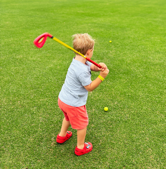 Aussie Designed Kids Golf Club Set - Red - Free Shipping