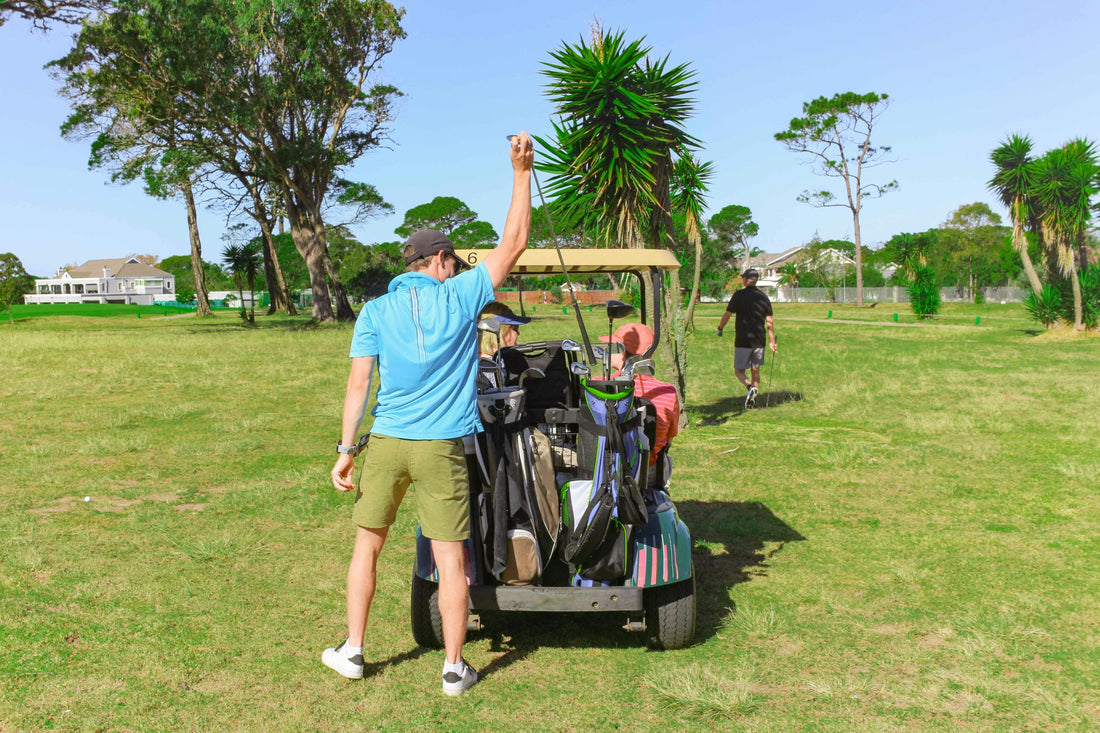 The Cutest Way to Bond with Dad? Matching Golf Swings and High Fives